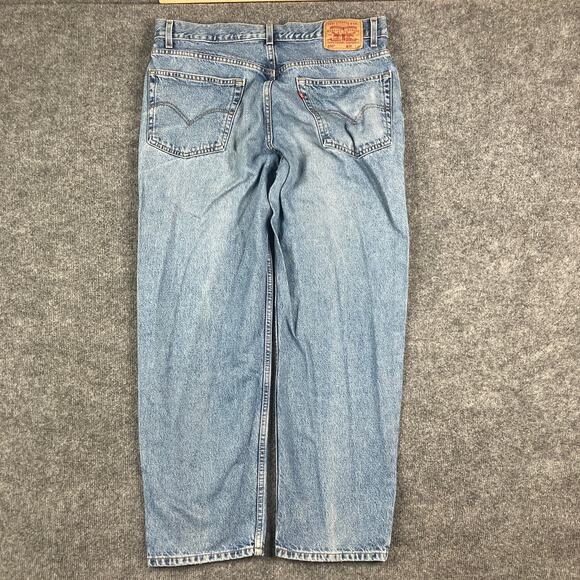 Levi's 550 Jeans Mens 38x30 Blue Relaxed Fit Straight Leg Mid Rise Vintage - Picture 7 of 9